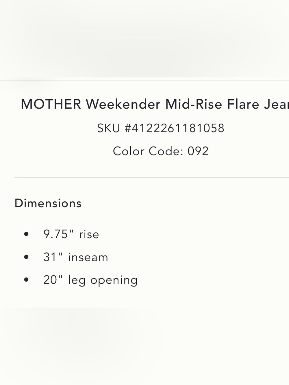 MOTHER weekender mid-rise flare jeans in “ride hard live forever” wash. - Picture 10 of 10